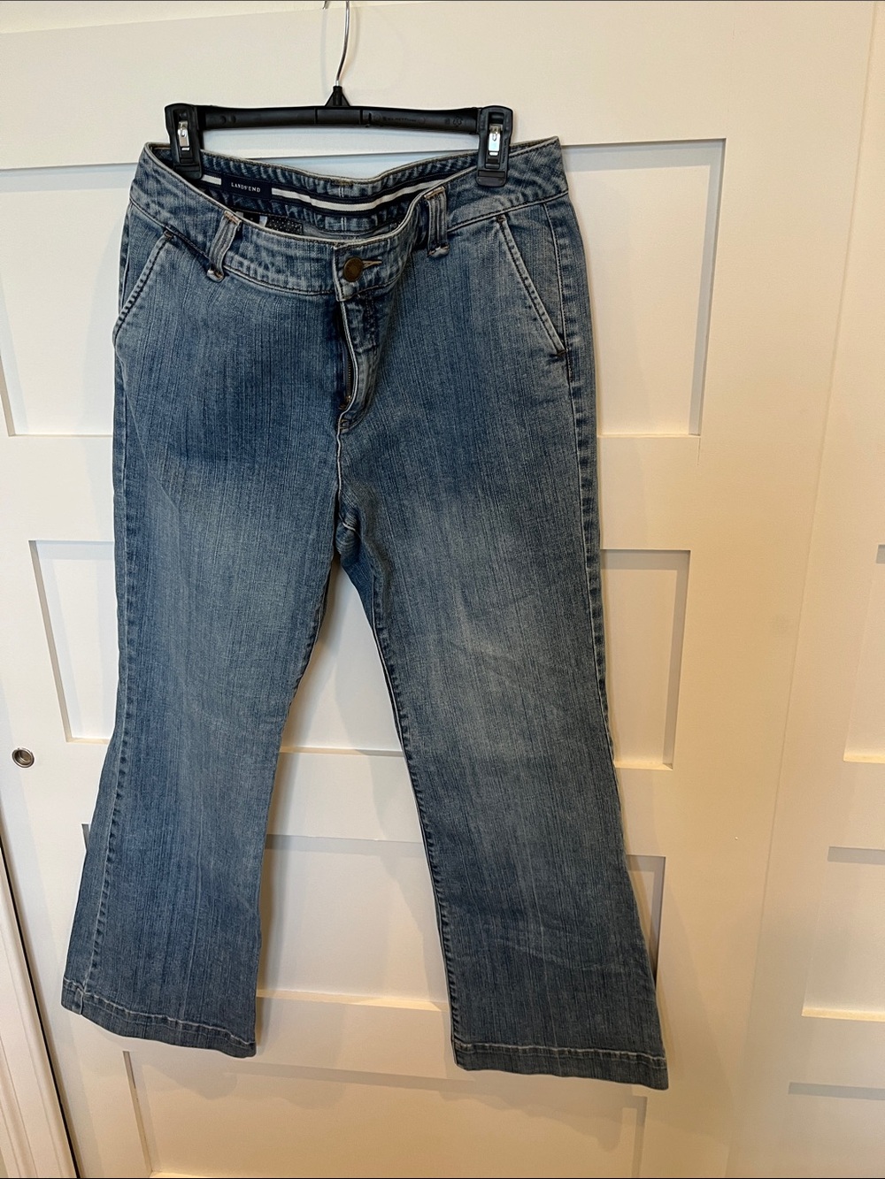 Classic Women's Blue Denim Jeans Lands’ End